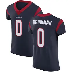 Austin Brinkman Houston Texans Men's Elite Navy Blue Team Color Vapor Untouchable Jersey