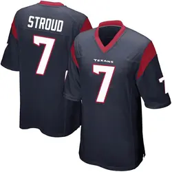 Nike C.J. Stroud Houston Texans Men's Game Navy Blue Team Color Jersey