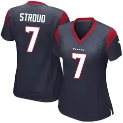 Nike C.J. Stroud Houston Texans Women's Game Navy Blue Team Color Jersey