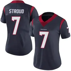 Nike C.J. Stroud Houston Texans Women's Limited Navy Blue Team Color Vapor Untouchable Jersey