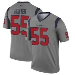Nike Danielle Hunter Houston Texans Men's Legend Gray Inverted Jersey