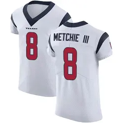 Nike John Metchie III Houston Texans Men's Elite White Vapor Untouchable Jersey