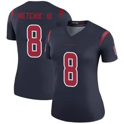 Nike John Metchie III Houston Texans Women's Legend Navy Color Rush Jersey