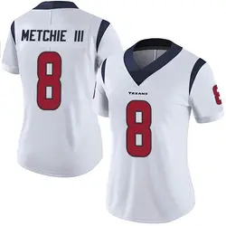 Nike John Metchie III Houston Texans Women's Limited White Vapor Untouchable Jersey