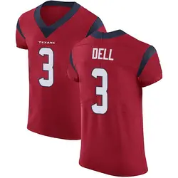 Nike Tank Dell Houston Texans Men's Elite Red Alternate Vapor Untouchable Jersey