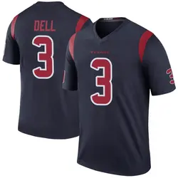 Nike Tank Dell Houston Texans Youth Legend Navy Color Rush Jersey